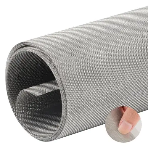 Produktbild: 30x200cm Drahtgitter feinmaschig, Drahtgeflecht feinmaschig, Edelstahlgitter Metallgitter, Fenstergitter Drahtgitter Netz für Türen Verhindert Mäuse, Volierendraht, Kaninchendraht, Wühlmausgitter