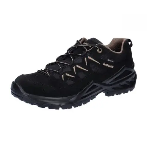 Produktbild: Lowa Herren Wanderschuhe Sirkos Evo GTX Low 310805 Schwarz/Dune 43.5