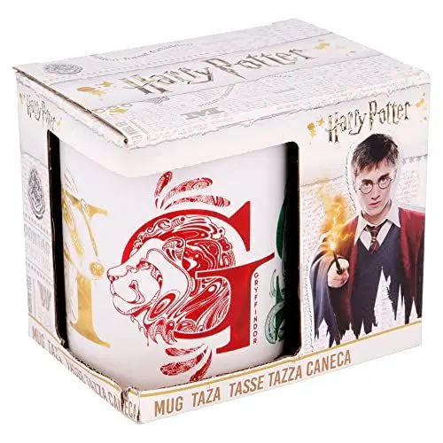 Produktbild: Stor 325 ml, mit Schachtel, Harry Potter Houes Bunt