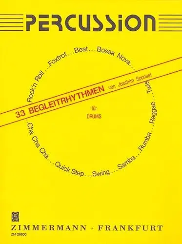 Produktbild: 33 Begleitrhythmen. Schlagzeug