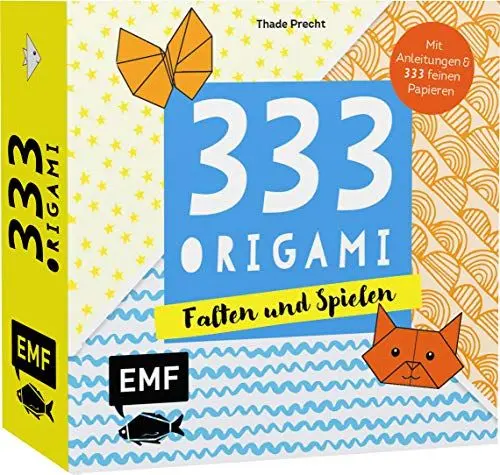 Produktbild: 333 Origami – Falten und Spielen: Mit Anleitungen und 333 bunten Origamipapieren