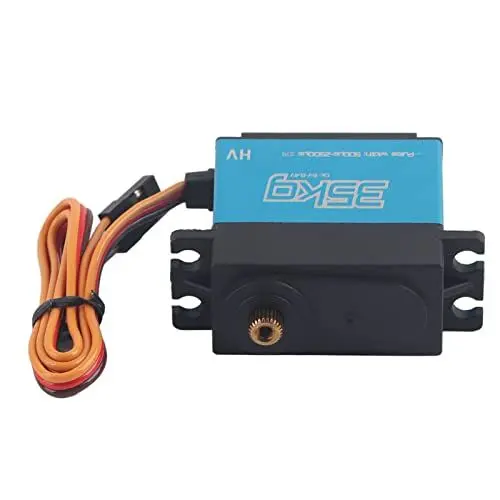 Produktbild: 35 Kg Digitalservo, 2 Stück Kernloser Motor Digitalservo Vollmetallgetriebe-Servo Wasserdicht für 1/8 1/10 1/12 RC-Car