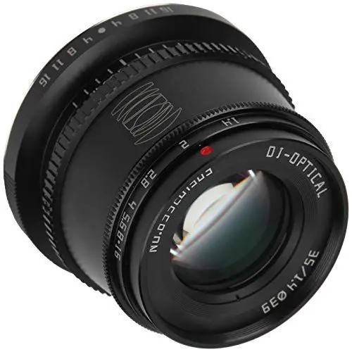 Produktbild: 35 Mm F1,4 M43-Porträtobjektiv mit Großer Blende für GH5 GM10 GX8 GF9 G7-Kamera, Luftfahrt-Aluminiumlegierung, Visueller 45°-Weitwinkeleffekt, 0,28 M Minimaler Fokussierabstand,