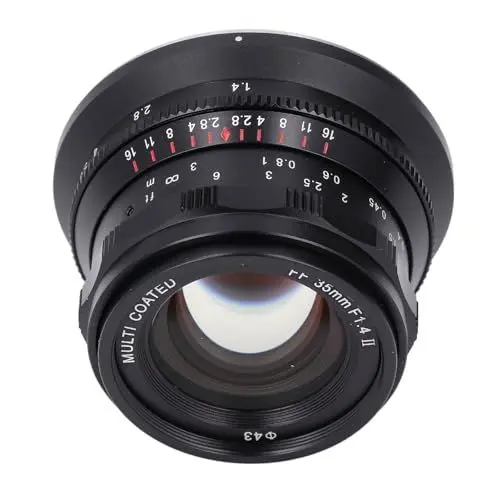 Produktbild: 35 mm F1,4 Vollformat-Porträtobjektiv, Kameraobjektiv mit großer Blende und manueller Fokussierung für spiegellose Z-Mount-Kameras, kompatibel mit Z30 Z5 Z6 Z6II Z7 Z7II Z8 Z9 ZFC (Schwarz)