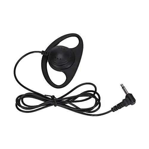 Produktbild: 3,5 mm Klinkenstecker, einseitig, Stereo-auf-Mono-Ohrhörer, EIN-Ohrbügel, gleichzeitige Interpretation Mono-Ohrhörer Einzelohr-Kopfhörer 5 Stück für Funkgeräte Walkie Talkie