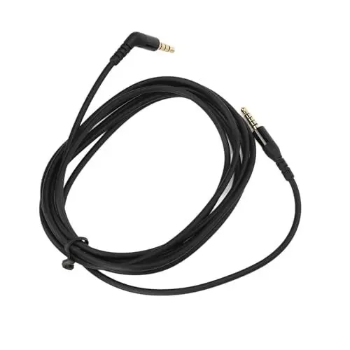 Produktbild: Zunate 3,5 mm AUX Kabel, 6,6 Fuß TRS Hilfskabel mit 135 Grad Winkeldesign, für Arctis Nova 7 Arctis Nova Pro
