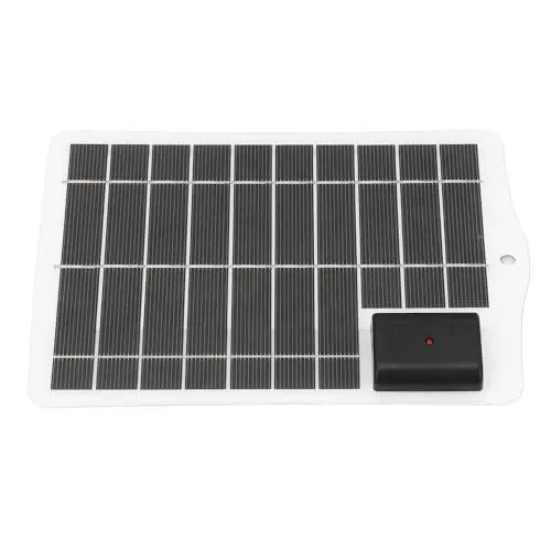Produktbild: 3,5-W-Solarmodule, Tragbar, Faltbar, Solarladegerät für Mobiltelefone, Tablets, Powerbank, Monokristalline Silizium-Solarmodule für Camping, Outdoor, Rucksackreisen (WHITE)