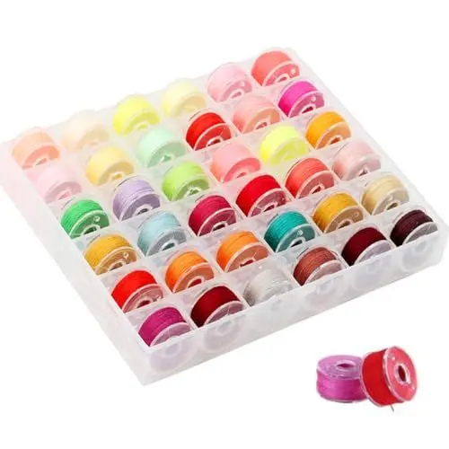Produktbild: 36 Rollen NäHgarn Set NäHgarn FüR NäHmaschine, 36 Farben Faden Nähmaschinengarn Polyester Overlock Garn für Hand Nähmaschine Handnähgarn Garn Nähmaschine