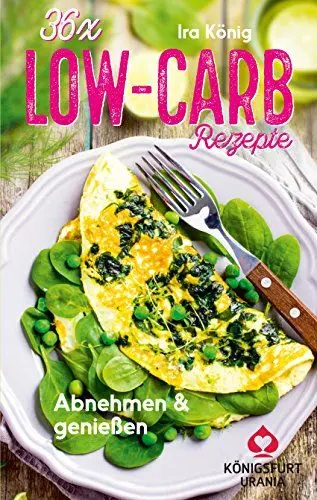 Produktbild: 36 x Low Carb Rezepte : Abnehmen und genießen mit den Low Carb Rezeptkarten (Austauschmöglichkeiten für Laktose-Empfindliche und Veganer)