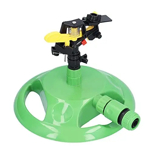Produktbild: 360° Automatische Rotation Wippe Bewässerungssprinkler Garten Rasen Landwirtschaft Bewässerungssprühgerät Zubehör Gartenbau Rasensprinklersystem