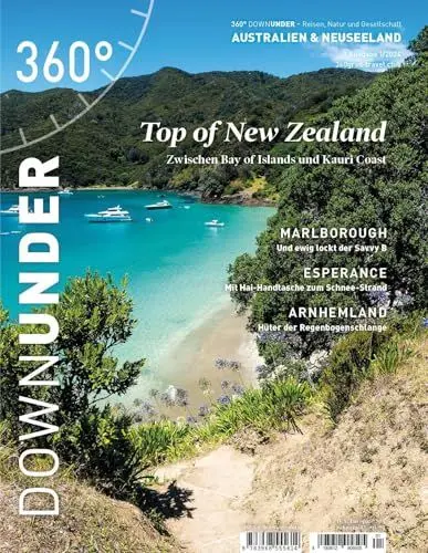 Produktbild: 360° DownUnder - Ausgabe 1/2024: Top of New Zealand (360° DownUnder: Reisen, Natur und Gesellschaft)