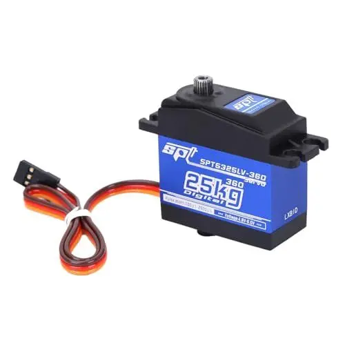 Produktbild: 360 Kontinuierliche Rotation SPT5525LV-360 25 Kg Digitaler Servo RC Roboter Metallkernmotor Stabile Leistung