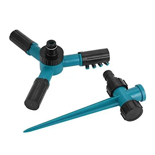 Produktbild: 360° drehbarer Rasensprinkler, langlebiges Bewässerungswerkzeug, Gartenbewässerung für Rasen, Hof, Gewächshaus