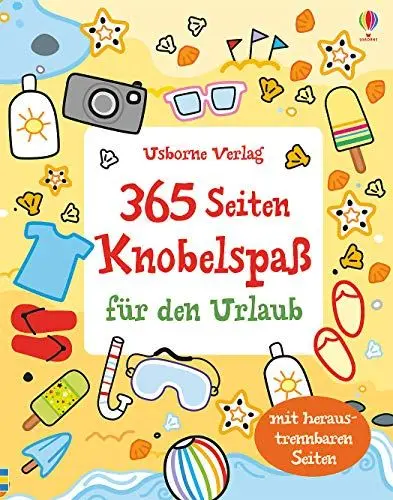 Produktbild: 365 Seiten Knobelspaß für den Urlaub: mit heraustrennbaren Seiten