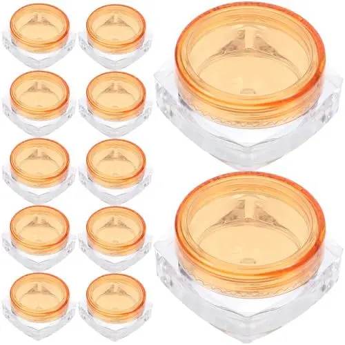 Produktbild: MERRYHAPY 36 Stück Leere Cremetiegel Nachfüllbare Reisegröße Cremetiegel Kleine Cremebehälter 3 G Kunststoff Behälter Für Reisen
