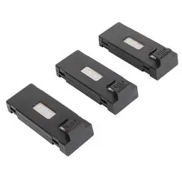 Produktbild: 3,7 V 2600 MAh Lipo-Akku, 3 Stück RC-Drohnen-Akku für E88 Brushless S13 S1 APP8GPS RC UAV, Wiederaufladbarer Drohnen-Akku mit Kunststoffgehäuse, Leicht zu Tragen