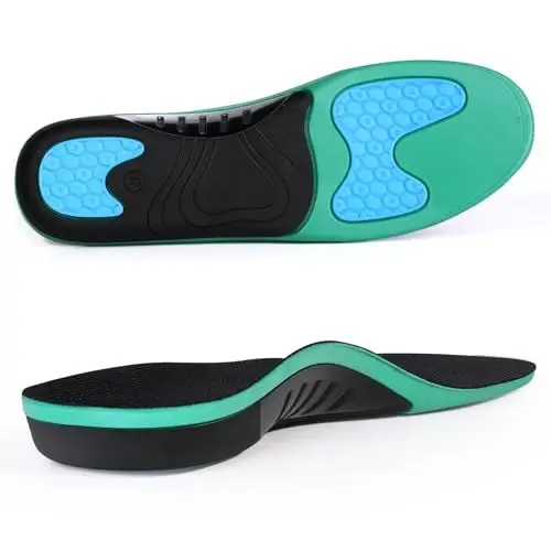 Produktbild: 3ANGNI Orthopädische Einlegesohlen Fersensporn Einlagen Senkspreizfuß für Plantarfasziitis, Plattfuß Herren Damen，Kann Auch für Einlegesohlen Arbeitsschuhe Schuheinlagen Schuhe