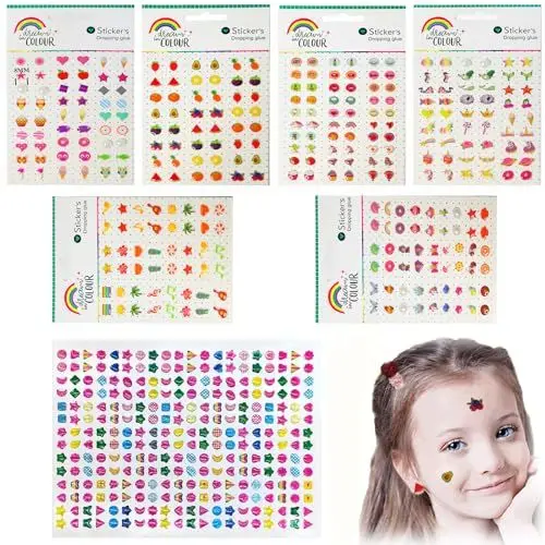 Produktbild: 3D Aufkleber für Kinder & Kleinkinder, 604 Geschwollen Stickers, 3D Aufkleber für Kinder Kleinkinder Lebhaft Relief Kinder Aufkleber für Jungen Mädchen Lehrer