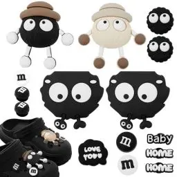 Produktbild: 3D Crocs Stecker Set Schuh Charms Crocs Schuhanstecker Abnehmbare Schuhe Zubehör Niedliche Cartoon Schuhe Ornamente PVC Shoe Charms DIY Crocs-Zubehör Knöpfe Schuh Anstecker Dekoration DIY-Schuh Nadeln