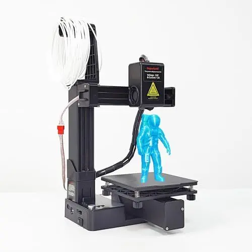 Produktbild: 3D-Drucker, FDM-3D-Drucker für Anfänger, 4 X 4 X 4 Druckgröße, Unterstützt 1,75 Mm TPU PLA, Kleine 3D-Druckmaschine mit Plattform (EU-Stecker)