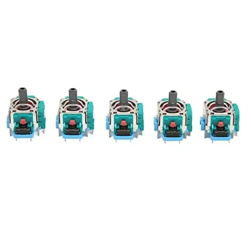 Produktbild: 3D-Joystick für PS5, 5-teiliges Ersatz-3D-Joystick-Profi-Game-Controller-Analog-Stick-Modul für PS5-Game-Controller