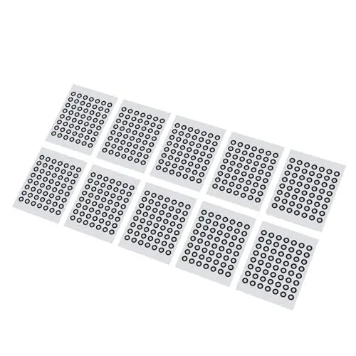 Produktbild: 3D-Scan-Referenzpunktmarkierung 6,0 Mm 3D-Tracking-Marker für 3D-Scanner. Hochreflektierend, Sonnenfest, wiederverwendbar. 560 Stück, Insgesamt Innen 3 Mm, Außen 6 Mm, Dicke 0,15