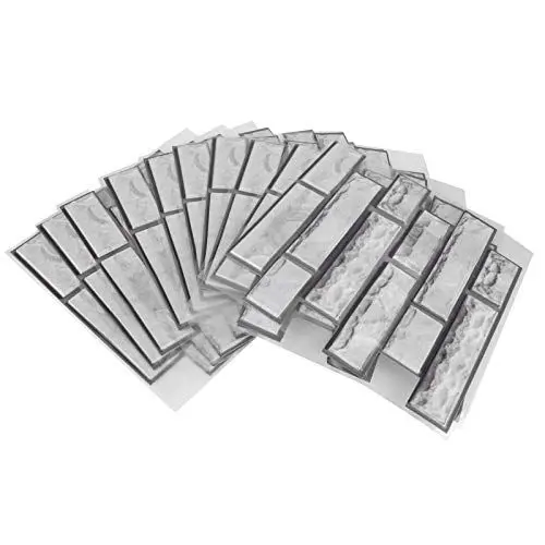 Produktbild: 3D-Wandaufkleber, selbstklebender Fliesenaufkleber, Hintergrund, Küche, Badezimmer, Dekorplatten, Tapete und Stick, Steinplatte, Fliesen, Ziegelstein-Aufkleber für Wohnzimmer,