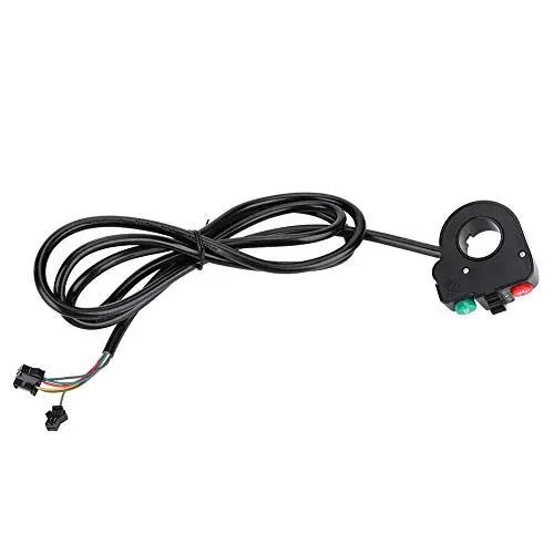 Produktbild: 3-in-1 Lichthupen-Drehschalter für Mountainbike, E-Bike, Elektroroller, DK 15, Motorrad-Hupenknopf, Schalter, Lenker, Schalter für Lichter, Roller, Licht, Blinker, Elektrisch