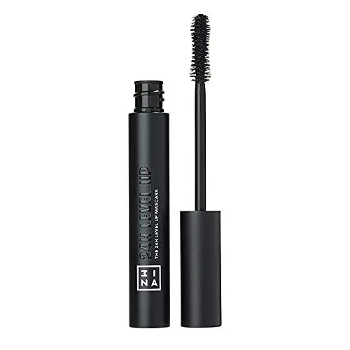 Produktbild: 3INA MAKEUP - The 24H Level Up Mascara 900 - Schwarz Wimperntusche Lange Wimpern - Volume Länge Kurve Mascara - Sanduhrbürste Wimperntusche für Empfindliche Augen - Vegan - Cruelty Free
