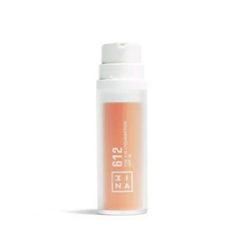 Produktbild: 3INA MAKEUP - The 3 in 1 Foundation 612 - Sonnenuntergang Foundation 3 in 1 mit Unterton Rosa - Grundierung Concealer & Foundation - Foundation mit SPF15 & Vitamin C - Vegan - Cruelty Free