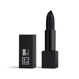 Produktbild: 3INA MAKEUP - The Lipstick 900 - Schwarz Matte Lippenstift - Matt Lippen-Stift mit Vitamin E und Shea Butter- Langanhaltender Hochpigmentiert Creme - Vanille-Duft - Vegan - Cruelty Free