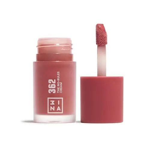 Produktbild: 3INA MAKEUP - The No-Rules Cream 362 - Rosa - Liquid Blush für Augen Lippen Wangen - Rouge mit Süßmandelöl - Cream Blusher für Natürliches und Leuchtendes Finish - Vegan - Cruelty Free