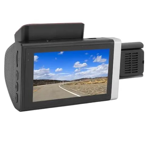 Produktbild: 3-Kanal-Dashcam, 1080P-Dashcam Vorne und Hinten Innen, Dreifach-Dashcam für Autos, G-Sensor, Loop-, Bewegungserkennung, 24-Stunden-Parken