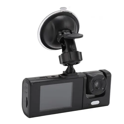 Produktbild: 3-Kanal-Dashcam Vorne und Hinten Innen, 1080P HD-Dashcam für Autos, 170° Weitwinkel, Triple-Dashcam mit IR-Nachtsicht, 24-Stunden-Parken, Loop-, G-Sensor
