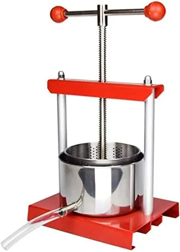 Produktbild: SQUEEZE master 3L Edelstahl Obstpresse, Pressung für Trauben, Obst, Fleisch, Herbs, Fett, Gemüse, Käseherstellung