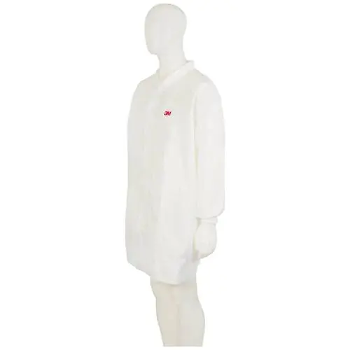 Produktbild: 3M 4440-L Laborkittel, Weiß, L