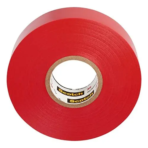 Produktbild: 3M 80611211568 35 Scotch Elektro Isolierband, Vinyl, 19 mm x 20 m, Rot