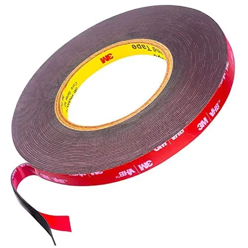 Produktbild: 3M Doppelseitiges Klebeband, Extra Stark Klebend, 3M-VHB Schaumstoffband, 10mm x 22m 1 Rolle, Wasserfest und Hochtemperaturbeständig für Auto, Heimdekoration, Bürodekoration