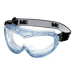 Produktbild: 3M Fahrenheit Schutzbrille 71360-00012, Vollsichtbrille, Kratzfest, Staubdicht, bequeme Passform, indirektes Belüftungssystem, Bietet Platz zum Tragen einer Korrektionsbrille, AS/UV, PC, Klar