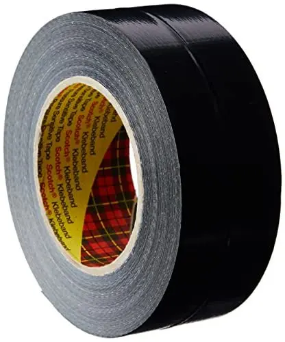 Produktbild: 3M Hochleistungs-Klebeband 2904, äußerst anpassbar, starkes Gaffa-Klebeband, 48 mm x 50 m, Schwarz