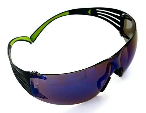 Produktbild: 3M SF408AS SecureFit Schutzbrille Verspiegelt, Blau