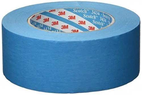 Produktbild: 3M Scotch® 3434 Blaues Elastikband 110°C, 50mm x 50m, 07899