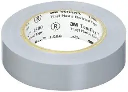 Produktbild: 3M Temflex TGRA1510 Temflex 1500 Vinyl Elektro-Isolierband, 15 mm x 10 m, 0,15 mm, Grau