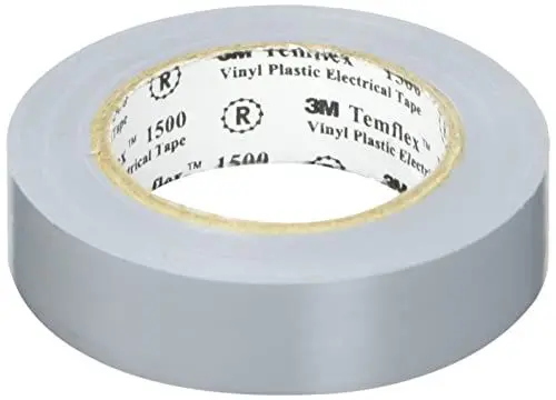 Produktbild: 3M Temflex TGRA1510 Temflex 1500 Vinyl Elektro-Isolierband, 15 mm x 10 m, 0,15 mm, Grau