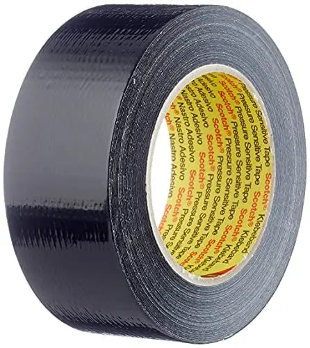 Produktbild: 3M Universelles Gewebeklebeband 2903, Duct Tape, Starkes Panzertape, Reparatur Klebeband, Starke Klebkraft, leicht abreißbar, 48mm x 50m, Schwarz - 1 Rolle