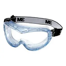 Produktbild: 3M Vollsichtschutzbrille Fahrenheit FheitAF – Schutzbrille mit AS, AF & UV Beschichtung – Ideal für das Tragen mit Atemschutzmasken oder Brillen