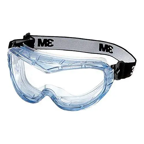 Produktbild: 3M Vollsichtschutzbrille Fahrenheit FheitAF – Schutzbrille mit AS, AF & UV Beschichtung – Ideal für das Tragen mit Atemschutzmasken oder Brillen