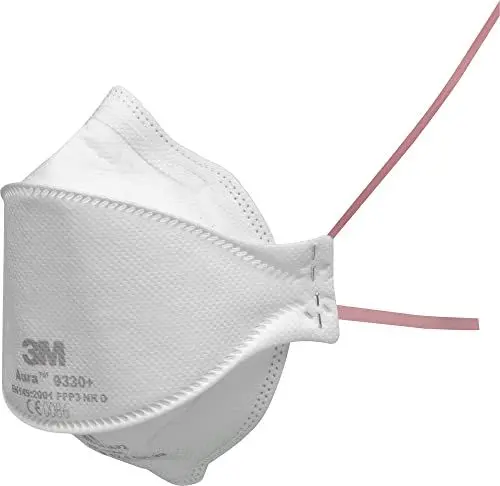 Produktbild: 3M™ Aura™ Partikelmaske, FFP3, ohne Ventil, 9330+, 20 Masken pro Packung