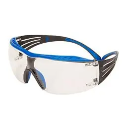 Produktbild: 3M™ SecureFit™ 400X Schutzbrille, blau/grauer Rahmen, Scotchgard™ Antikratz-/Antibeschlag-Beschichtung (K&N), klare Scheibe, SF401XSGAF-BLU