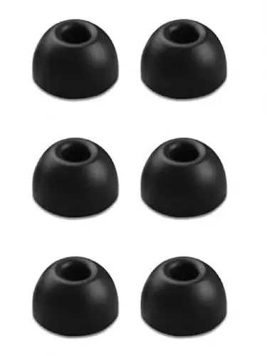 Produktbild: 3Paar Ohrstöpsel für Beats Studio Buds Wireless True Headphones, In-Ear Tips Noise Cancellation Ohrstöpsel Ersatz für Beats Fit Pro Fit Charging Case-Schwarz